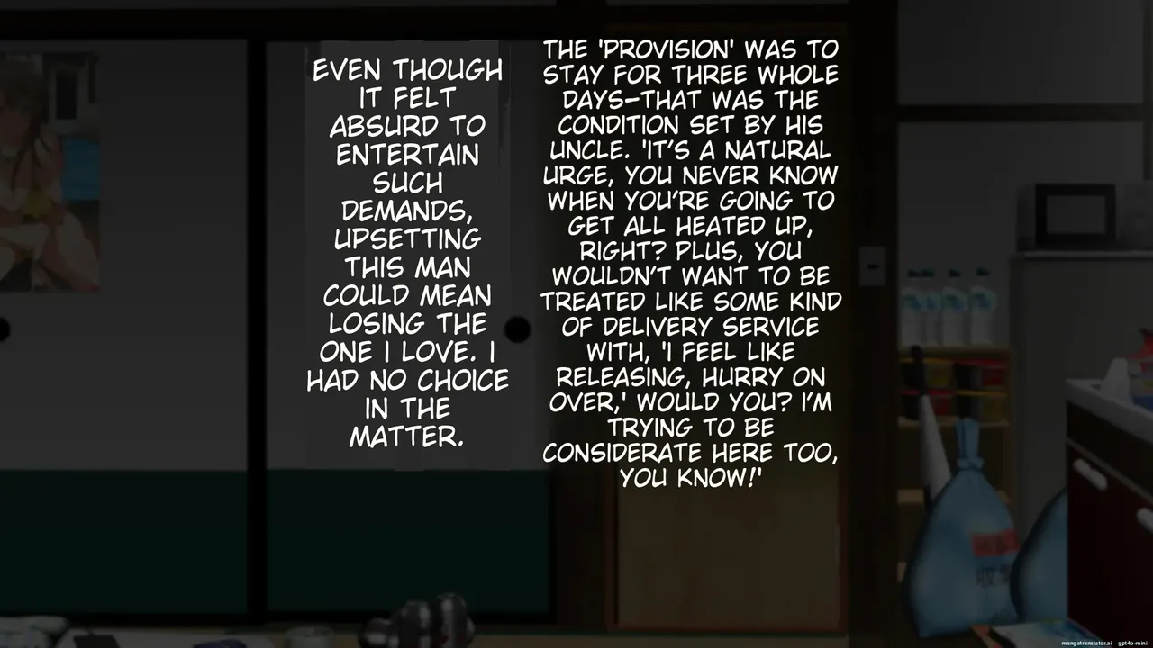 My wife stayed in my uncle's room to try to get pregnant Chapter 1 - page 12