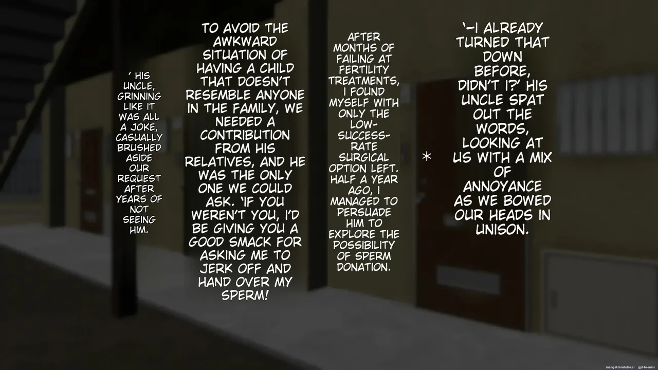 My wife stayed in my uncle's room to try to get pregnant Chapter 1 - page 8